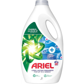 Гель для прання універсальний Ariel Turbo Clean + Lenor Fresh Air, 60 прань, 3 л